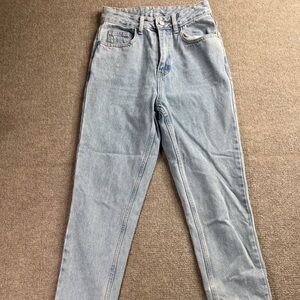 SHEIN High Rise Light Blue Women's Jeans